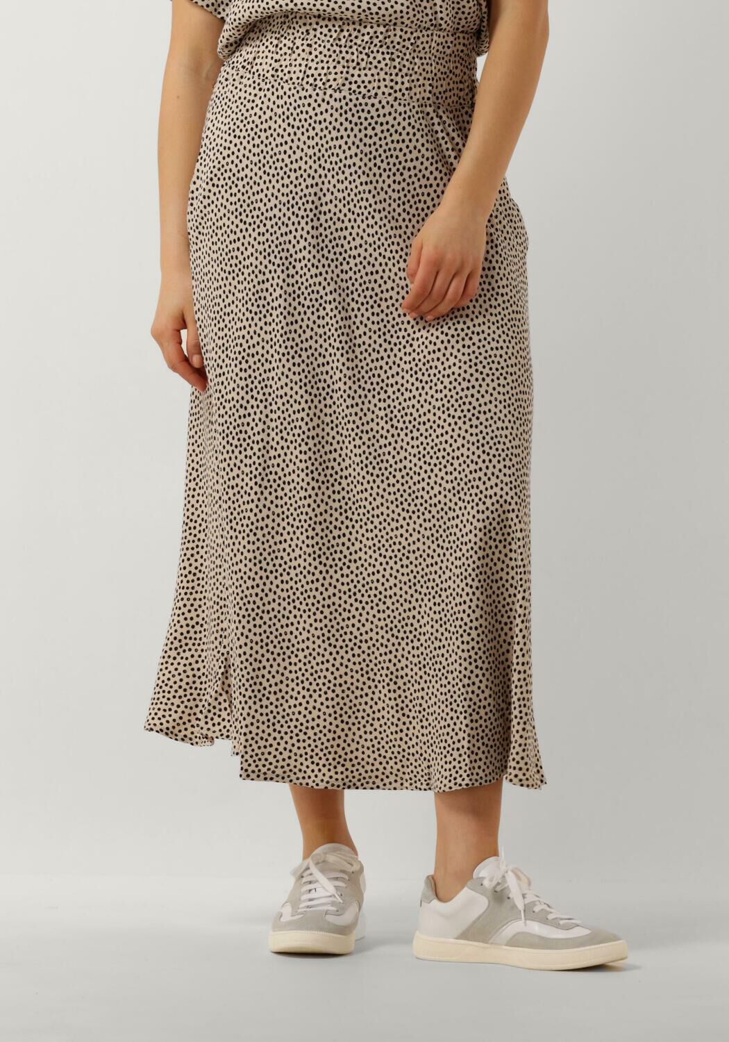 Moscow Bohemian Maxi Rok Beige Dames