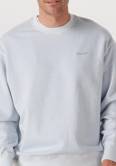 Lichtblauwe LEVI'S Trui AUTHENTIC CREW - large