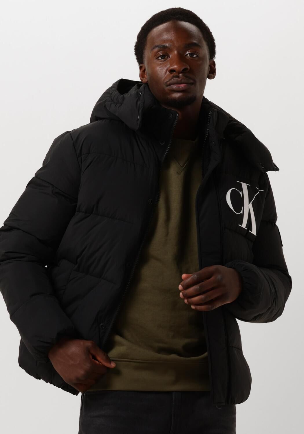 Calvin Klein Jeans Herenjassen en -jassen Collectie Black Heren