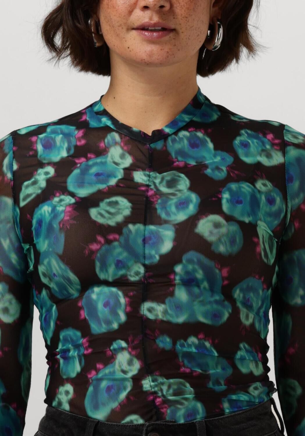 REFINED DEPARTMENT Dames Tops & T-shirts Myrthe Turquoise