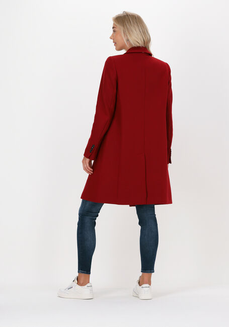 Rode TOMMY HILFIGER Mantel TH ESS WOOL BLEND CLASSIC COAT - large