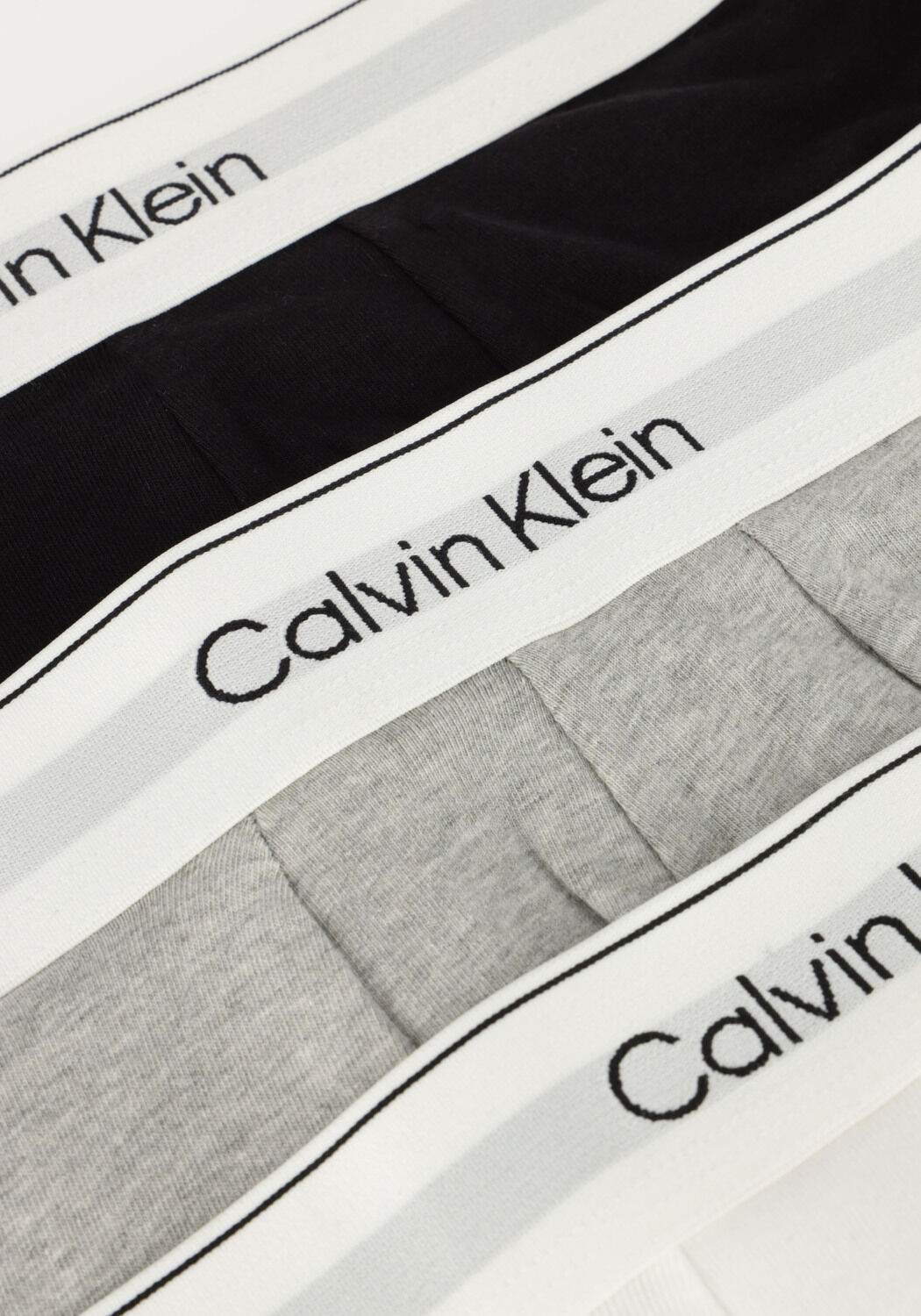 CALVIN KLEIN UNDERWEAR Calvin Klein Heren Boxershorts Trunk 3pk Wit