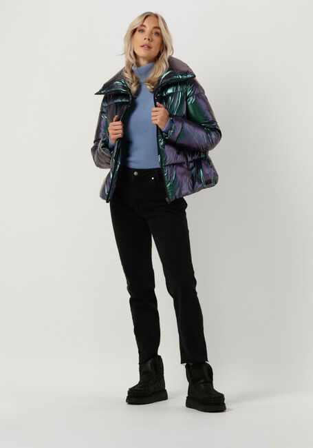 Groene CANADIAN Gewatteerde jas RECLYLED SHINY GLOW - large