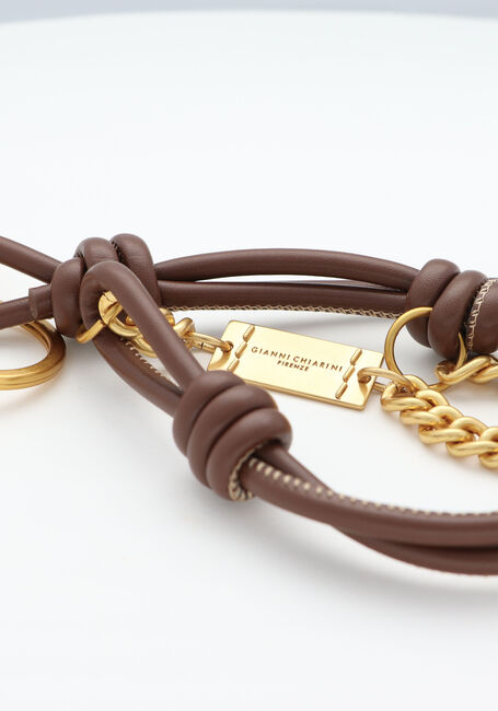 Bruine GIANNI CHIARINI Bag charms CHARM KNOTTY - large