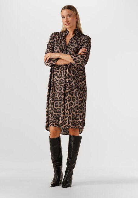 Bruine DEA KUDIBAL Mini jurk KAMILLES - large