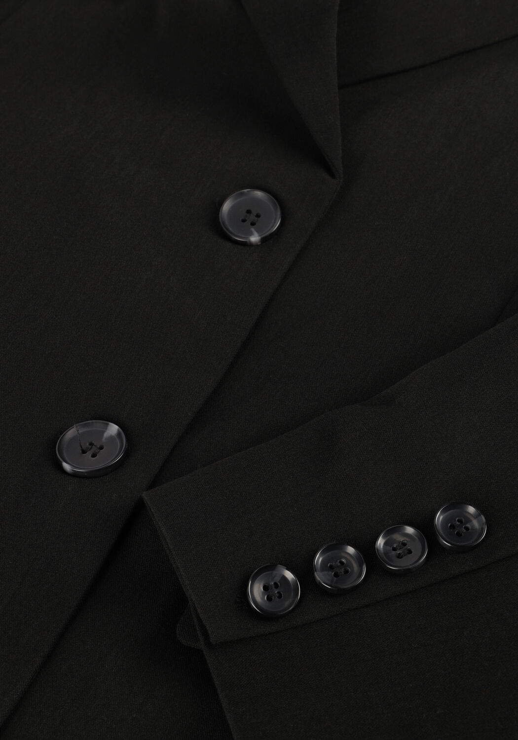 Zwarte ANOTHER LABEL Mini jurk JILLI BLAZER DRESS L/S - large