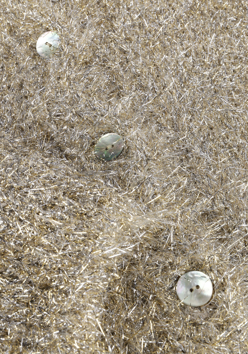 Gouden KNIT-TED Vest LYNN CARDIGAN - large