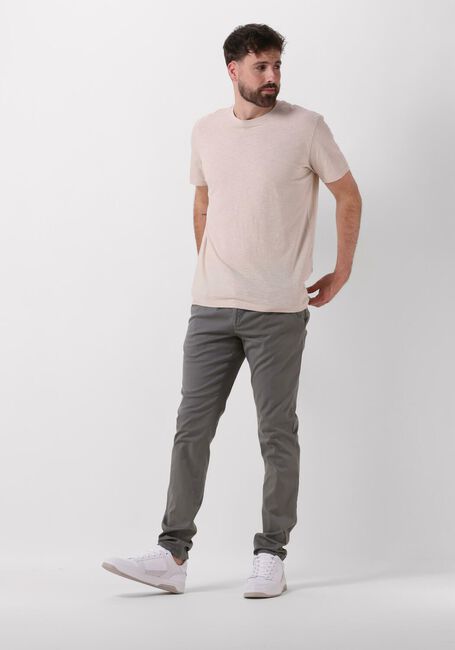 Beige SELECTED HOMME T-shirt SLHASPEN SLUB SS O-NECK TEE NOOS - large