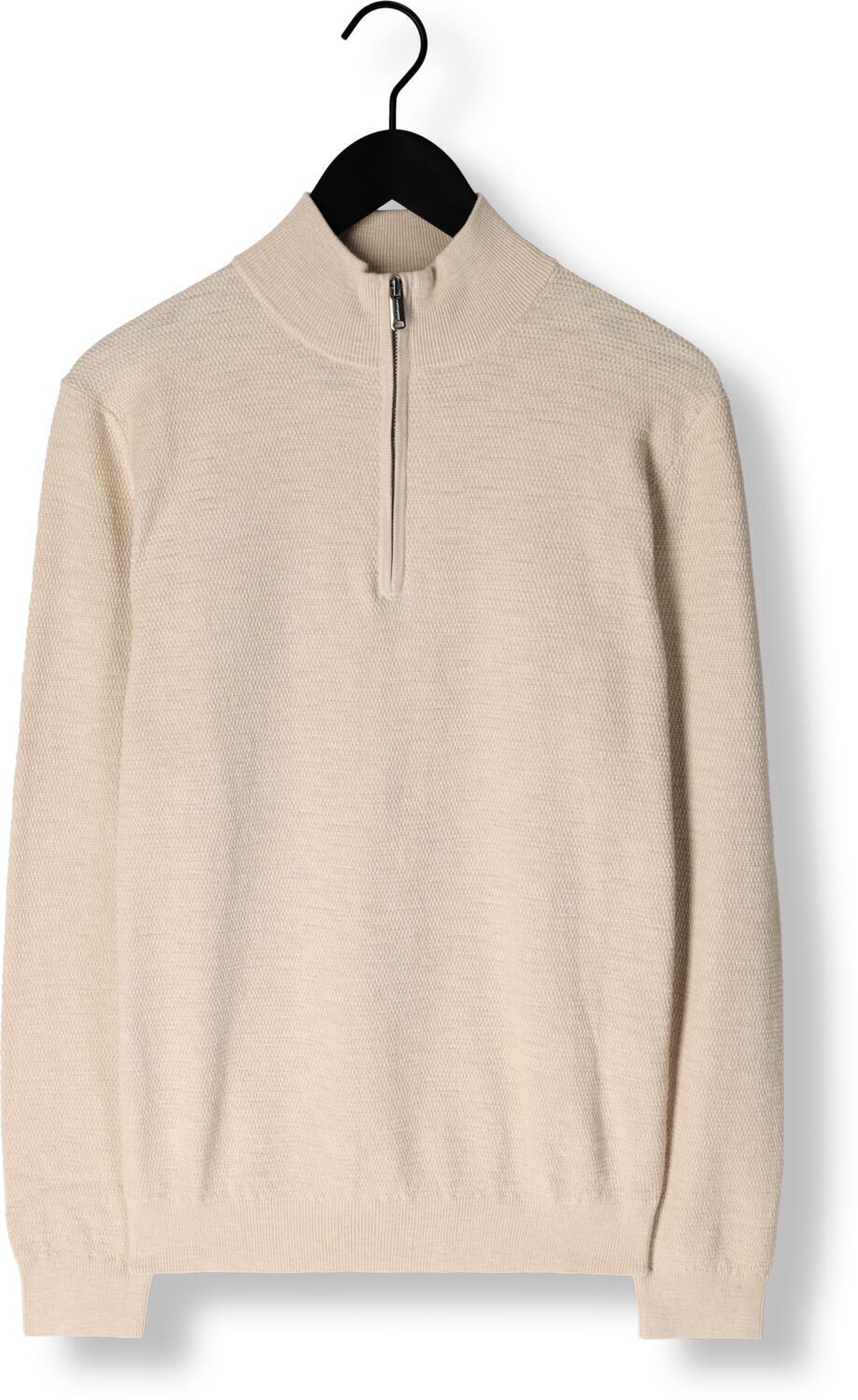 PROFUOMO Heren Truien & Vesten Pullover Half Zip Beige