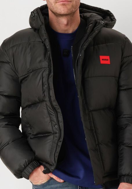Zwarte HUGO Gewatteerde jas BARO2441 - large