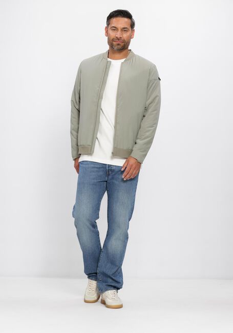 Gebroken wit CAST IRON T-shirt REGULAR FIT INTERLOCK - large