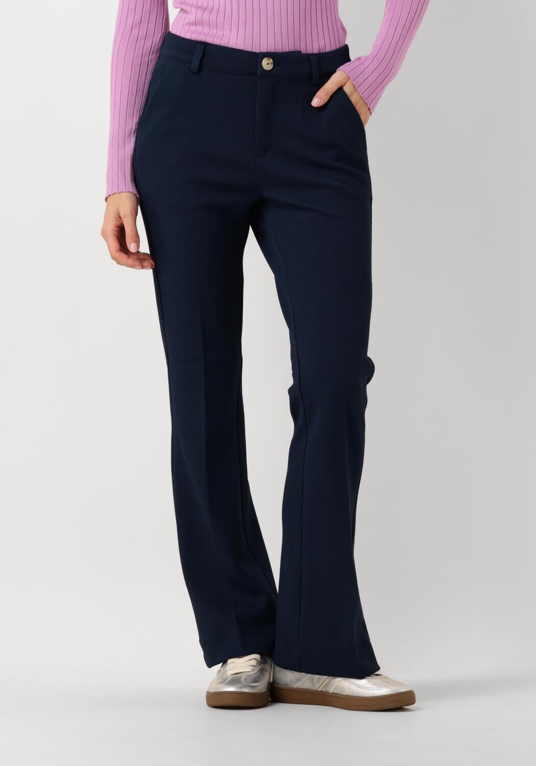 POM AMSTERDAM Dames Broeken Pants Liv Eternal Blue Blauw