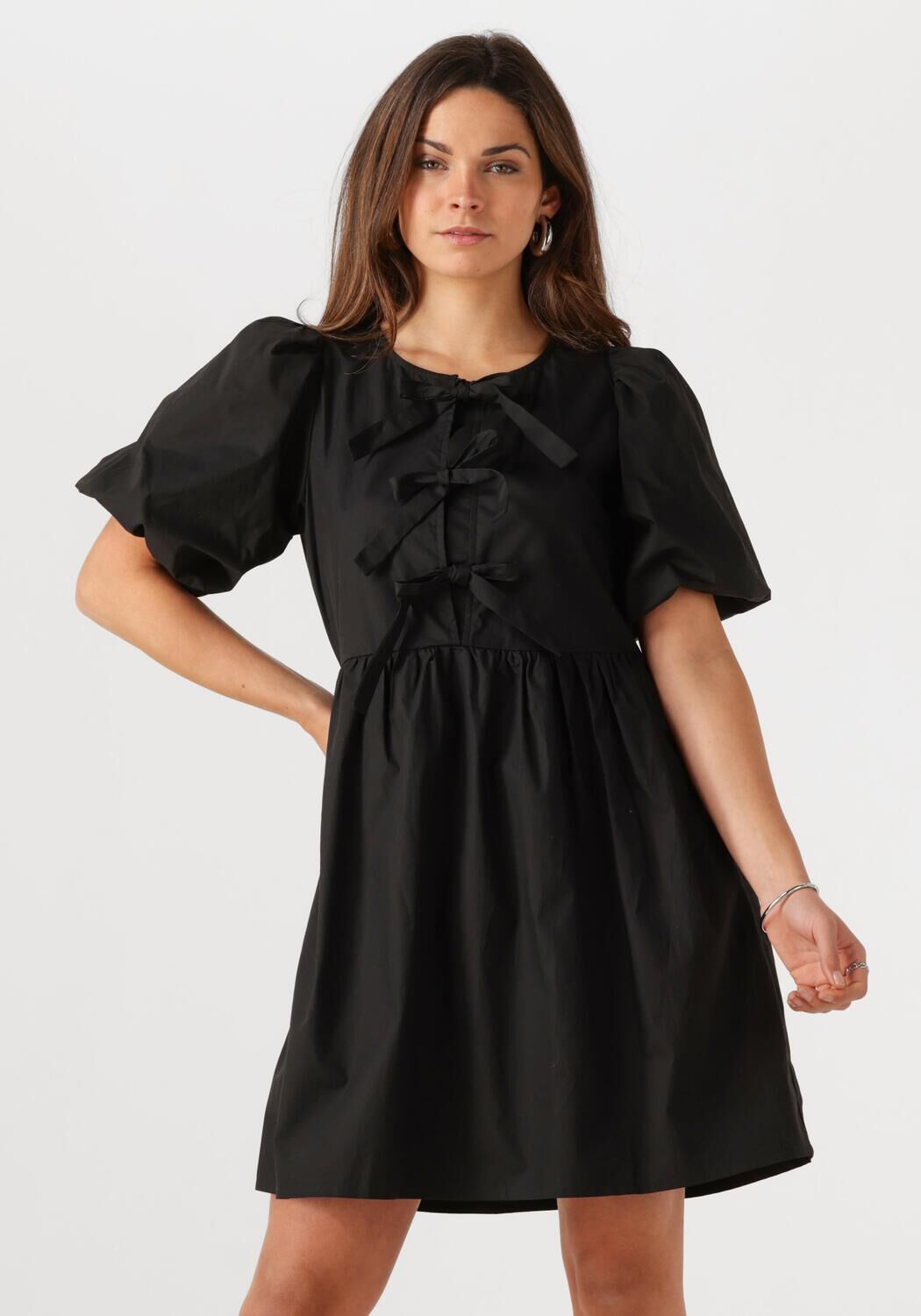 Notre-v Elegante Zwarte Minijurk Black Dames