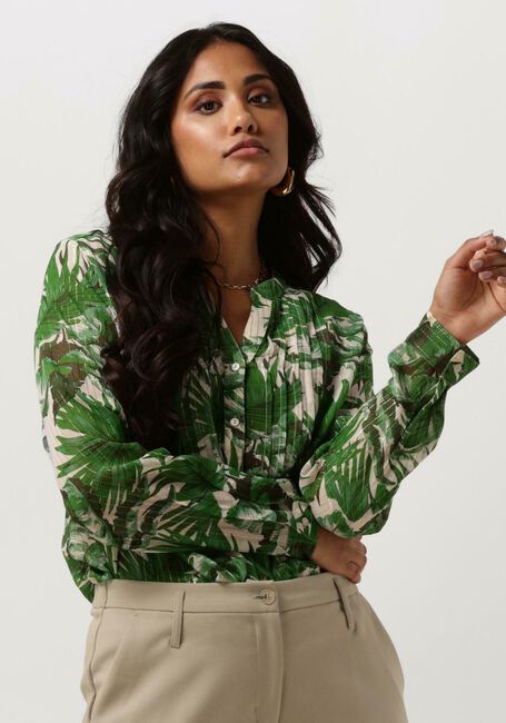Groene LOLLYS LAUNDRY Blouses HELENALL SHIRT LS - large