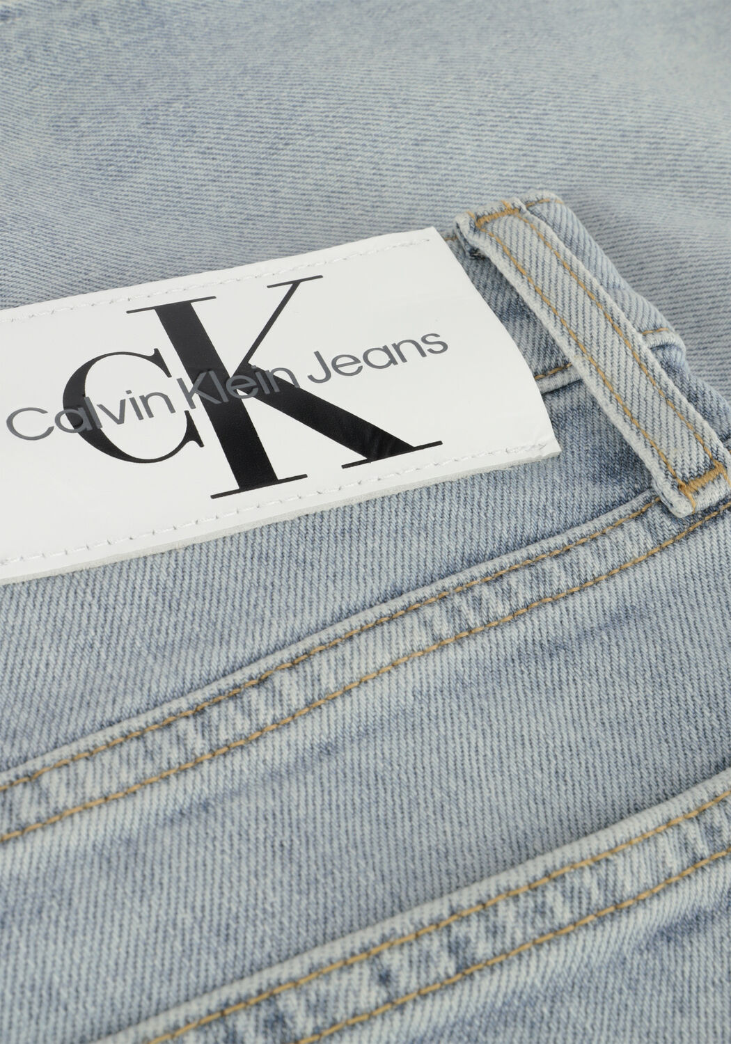 Lichtblauwe CALVIN KLEIN Jeans SLIM SHORT - large