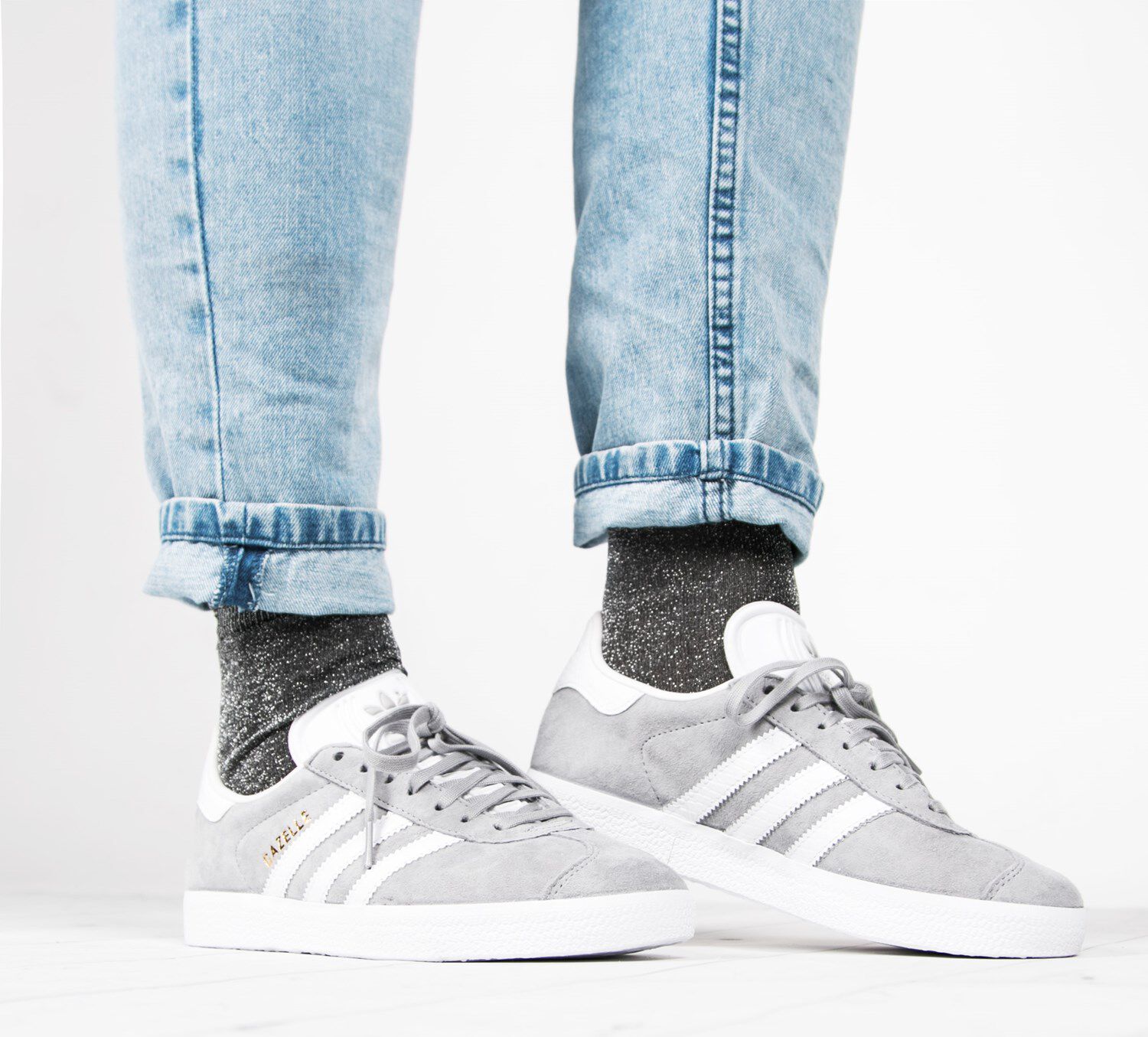 Grijze ADIDAS Lage sneakers GAZELLE DAMES | Omoda