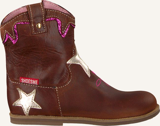 Cognac SHOESME Enkellaarsjes BL8W123 Cognac SHOESME Enkellaarsjes BL8W123 - large