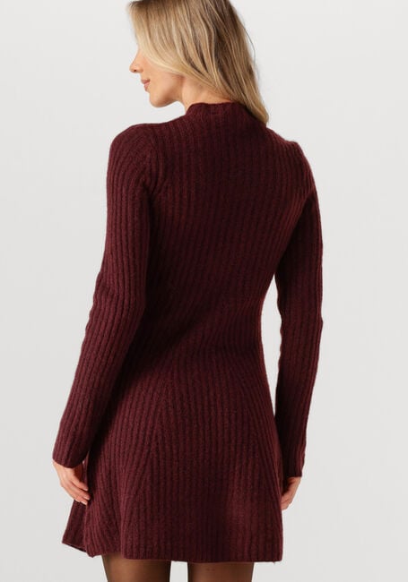 Bordeaux Y.A.S. Mini jurk YASDOLLY LS KNIT DRESS - large