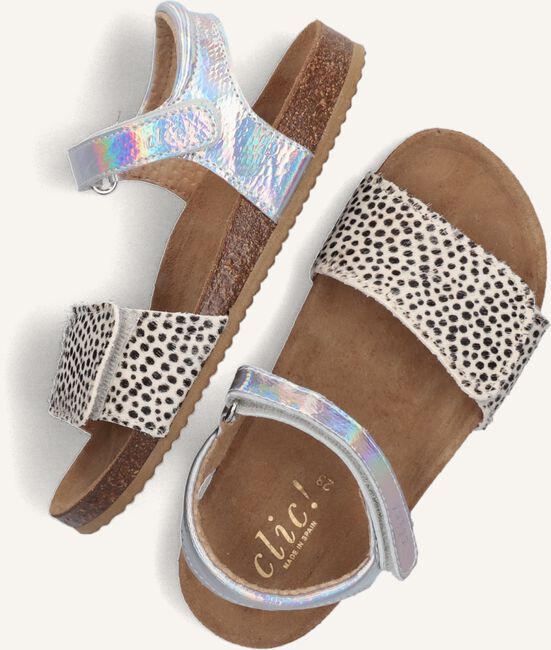 Zilveren CLIC! Platte sandalen CL-GRASS Zilveren CLIC! Platte sandalen CL-GRASS - large