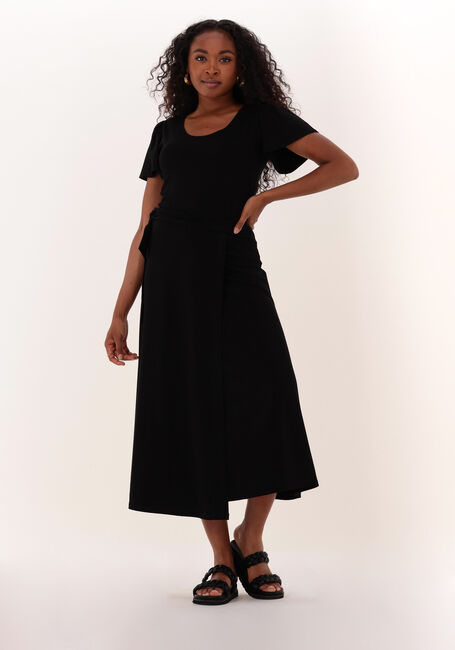 Zwarte JUFFROUW JANSEN Midirok SKIRT WRAP - large