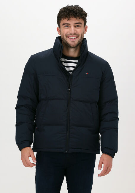 Donkerblauwe TOMMY HILFIGER Gewatteerde jas HILFIGER DOWN STAND COLLAR JKT - large