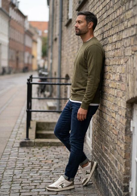 Olijf G-STAR RAW Sweater NIFOUS R SW - large