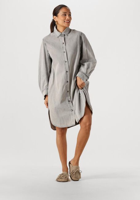 Lichtgrijze WITHBLACK Mini jurk WBLPENELOPE DENIM DRESS - large