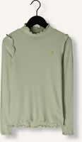 Groene LIKE FLO Top SOLID RIB ROLLNECK Groene LIKE FLO Top SOLID RIB ROLLNECK - medium