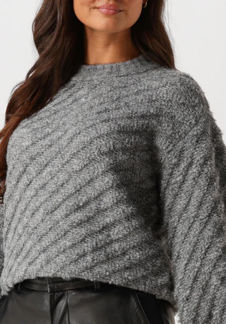 Grijze MSCH COPENHAGEN Trui MSCHJAYCIE PULLOVER - large