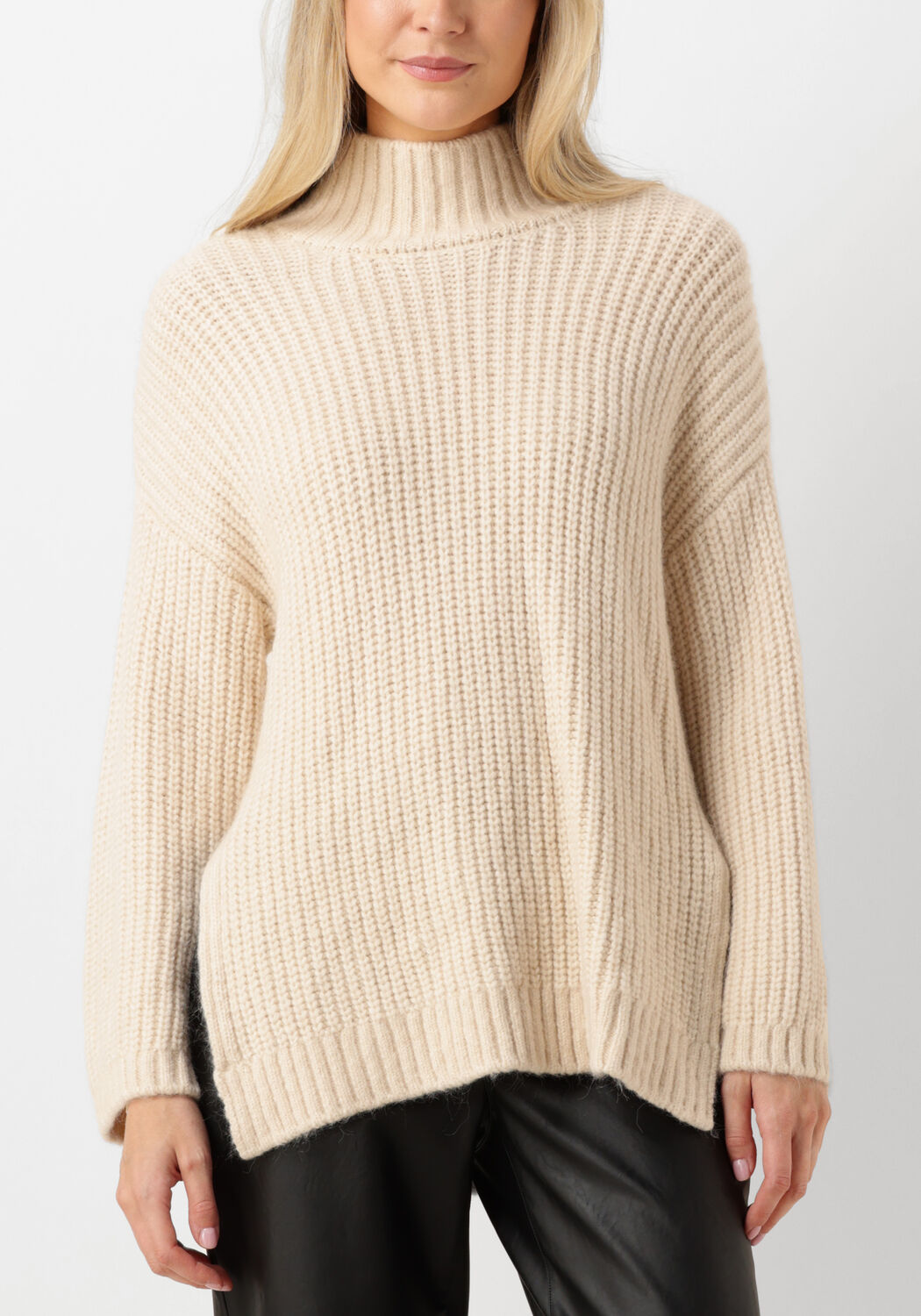 DANTE6 Dames Truien & Vesten Rayure Oversized Sweater Beige
