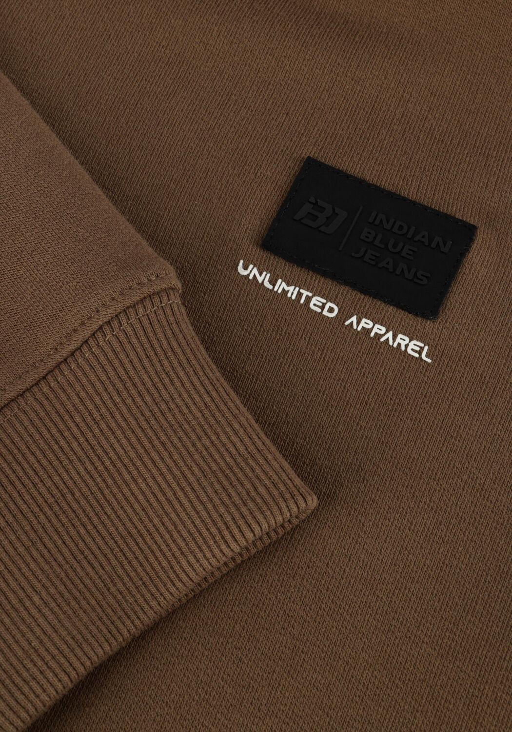 Bruine INDIAN BLUE JEANS Truien/vesten HOODIE IBJ PEACHED - large