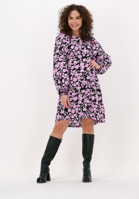 Roze MSCH COPENHAGEN Mini jurk LADONNA LS DRESS AOP - large