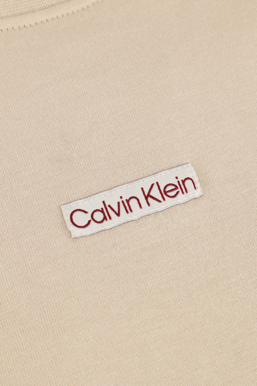Zand CALVIN KLEIN T-shirt PLACED INSTITUTIONAL BABY TEE - large