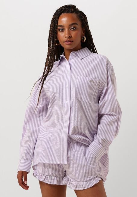 Lila COLOURFUL REBEL Blouses VICKY STRIPED DROPPED SHOULDER BLOUSE - large
