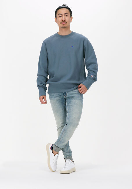 Lichtblauwe CHAMPION Sweater CREWNECK SWEATSHIRT - large