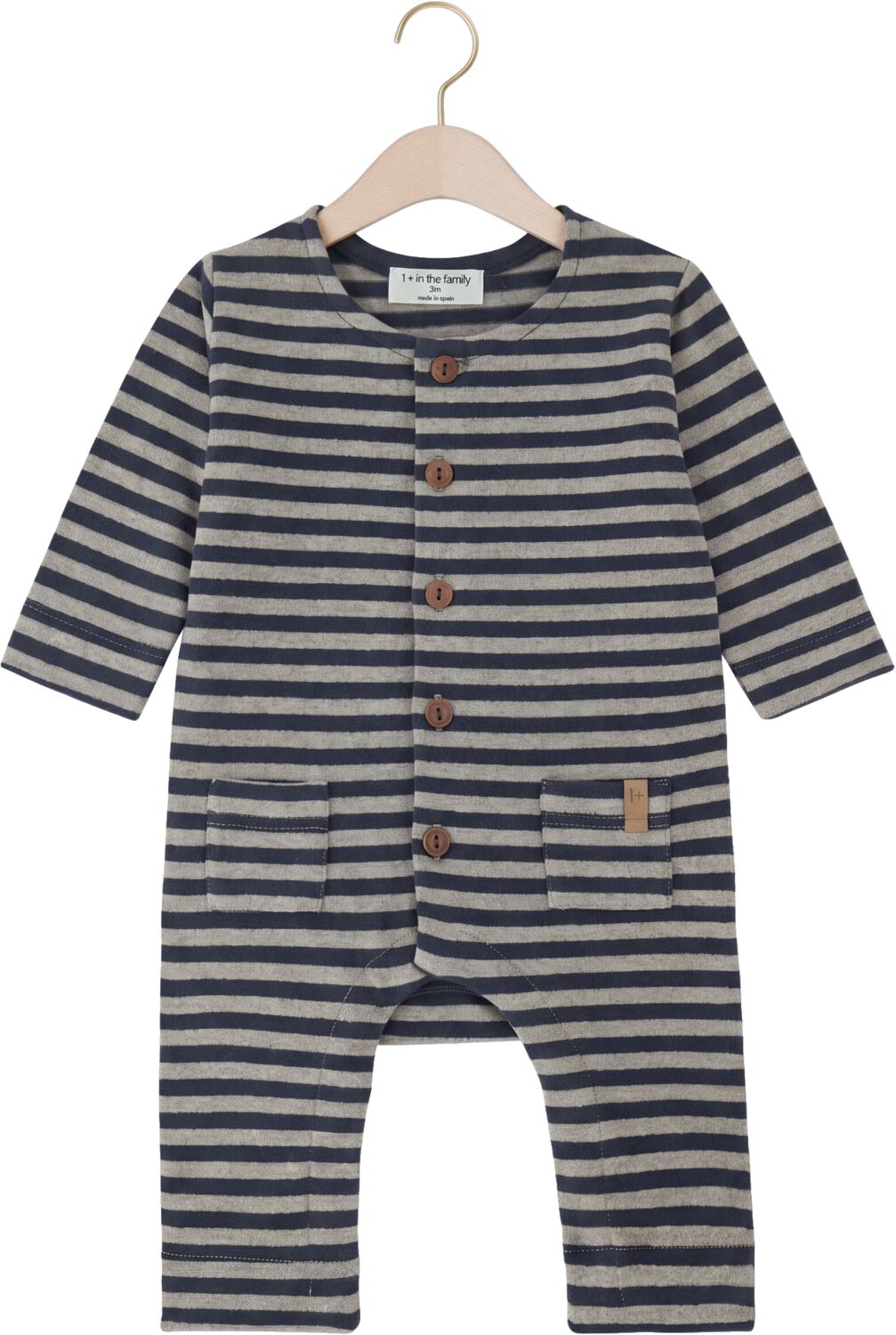 +1 IN THE FAMILY Baby Rompers Treviso Donkerblauw