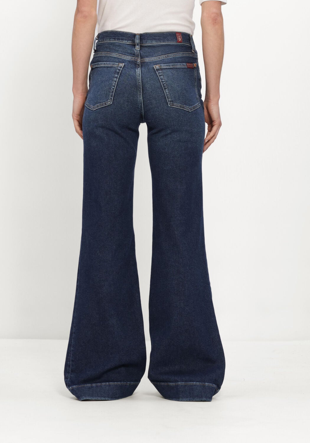 Donkerblauwe 7 FOR ALL MANKIND Straight leg jeans MODERN DOJO BLUE VIBE - large