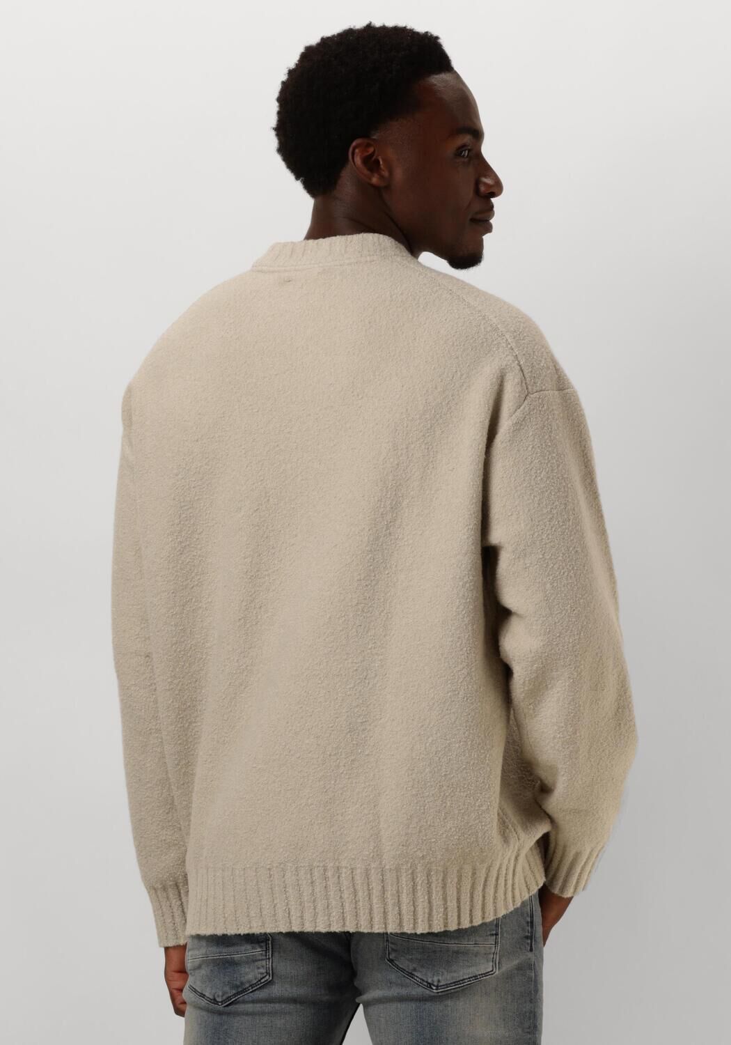 CALVIN KLEIN Heren Truien & Vesten Boucle Boxy Sweater Beige