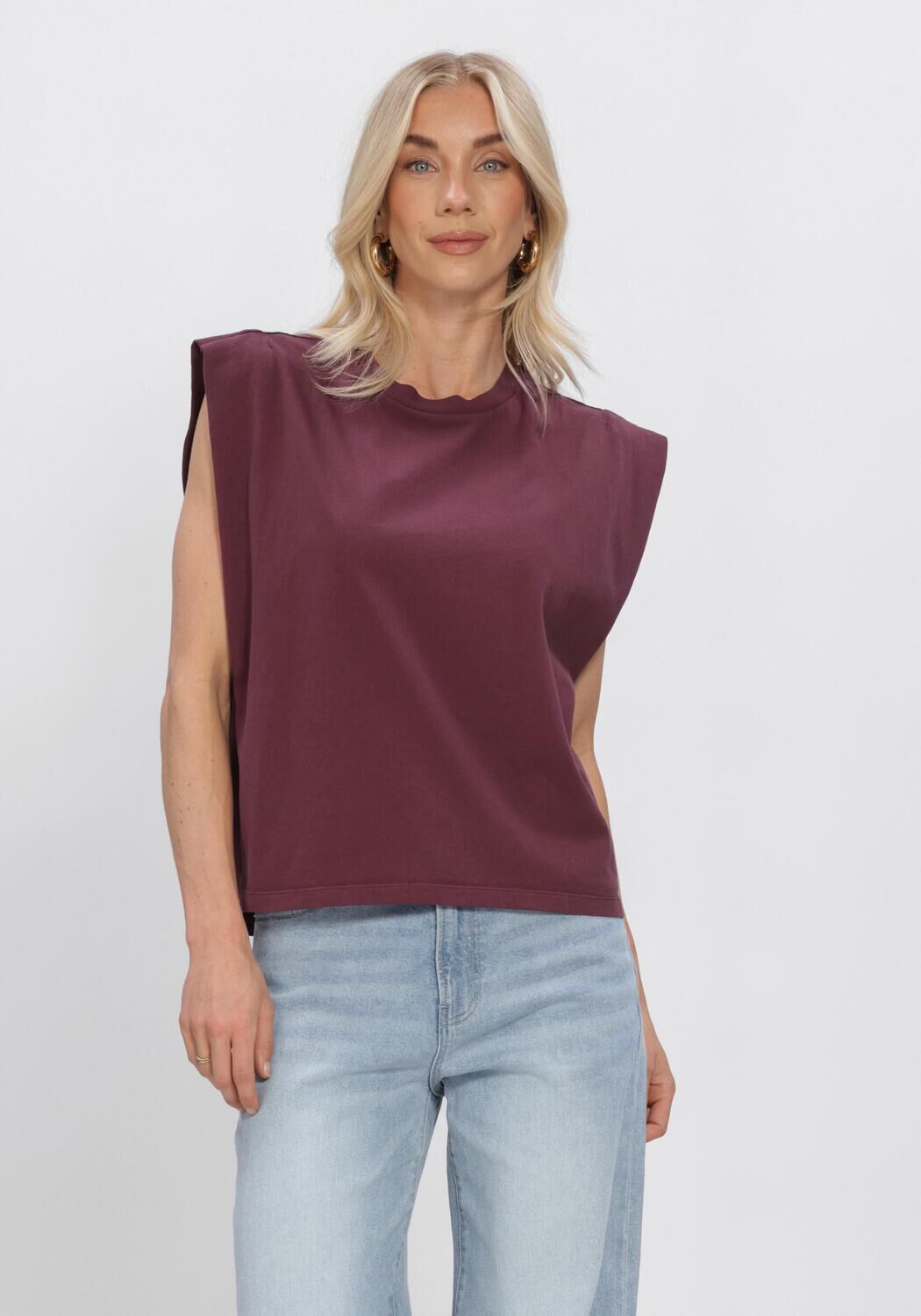 Rode CATWALK JUNKIE Tops & T-shirts FOLDED SHOULDER SINGLET - large