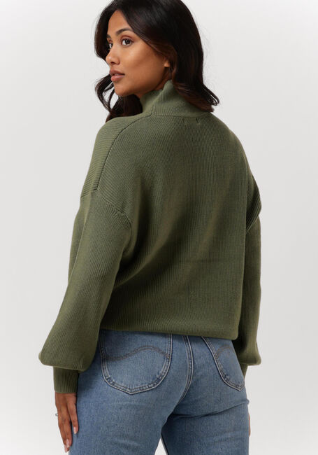 Olijf MSCH COPENHAGEN Coltrui MAGNEA RACHELLE RIB PULLOVER - large