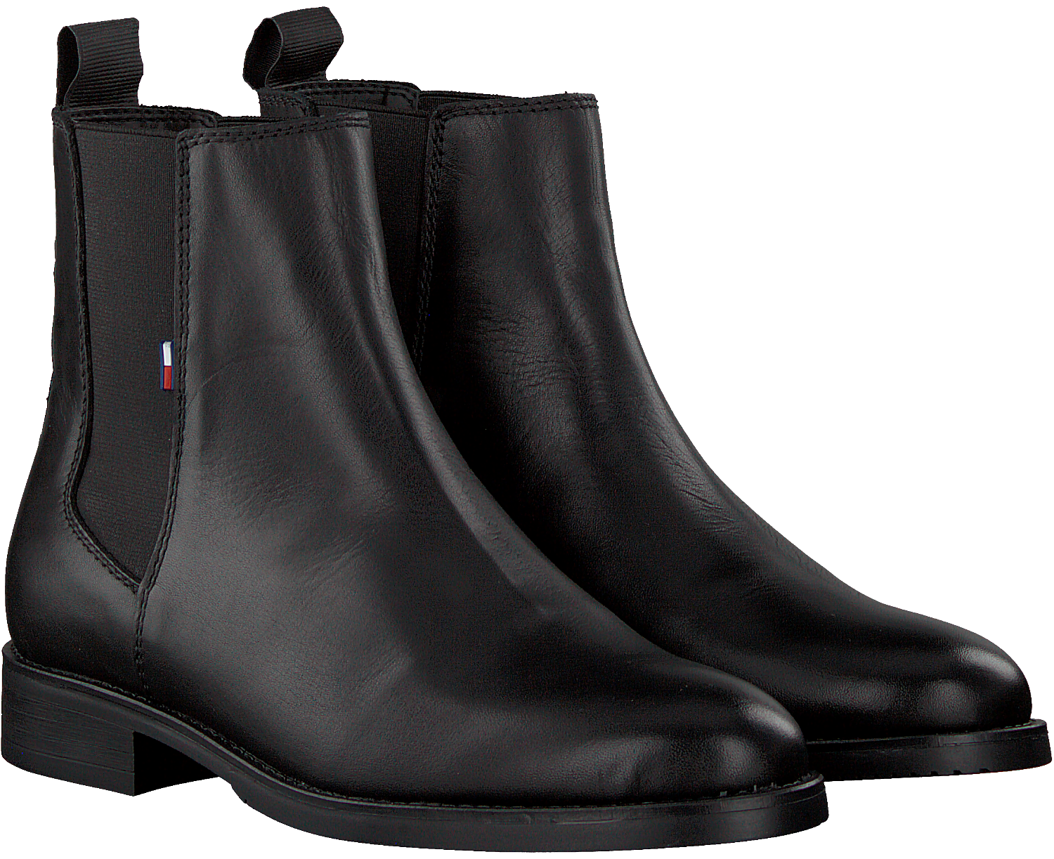 Zwarte TOMMY HILFIGER Chelsea boots ESSENTIAL DRESSED | Omoda