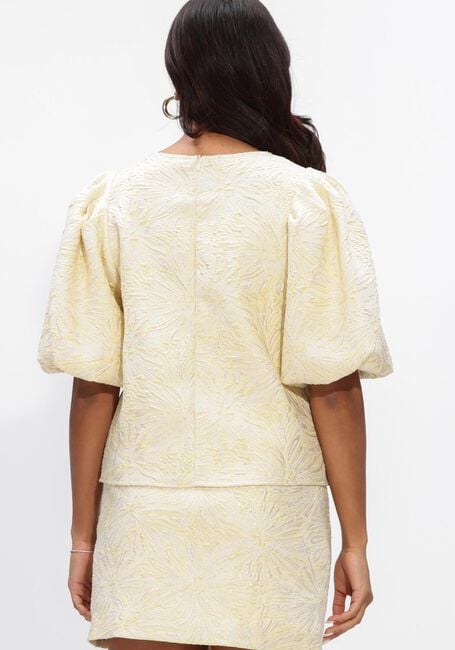 Ecru NOTRE-V Top NV-HENNIE BROCADE TOP - large