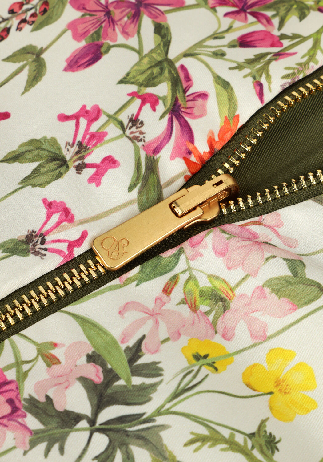 Olijf SCOTCH & SODA Jack REVERSIBLE PADDED BOMBER JACKET IN RECYCLED POLYESTER - large