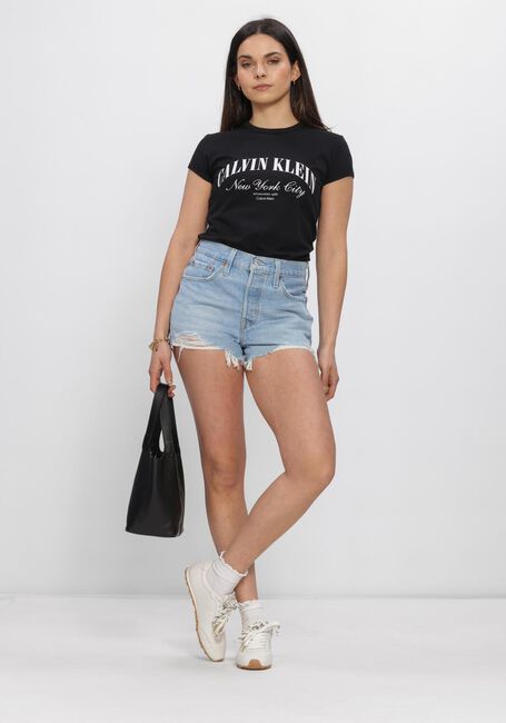 Blauwe LEVI'S Shorts 501 ORIGINAL SHORT MID S - large