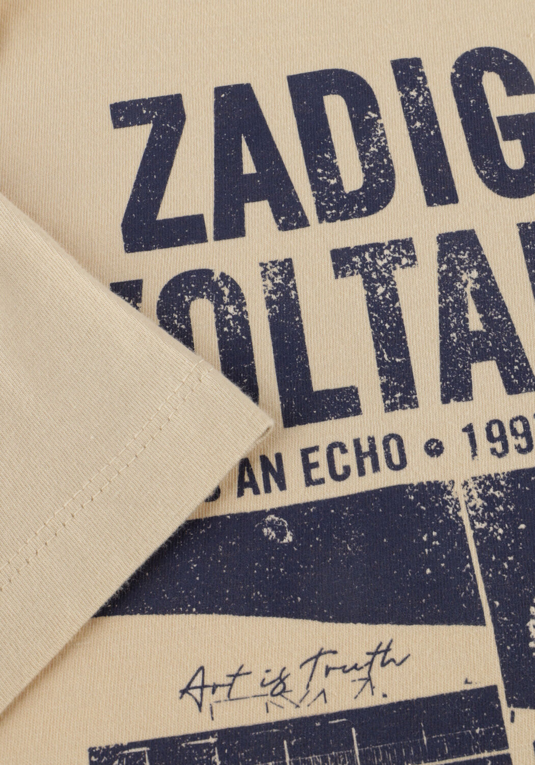 Beige ZADIG & VOLTAIRE T-shirt X60367 - large