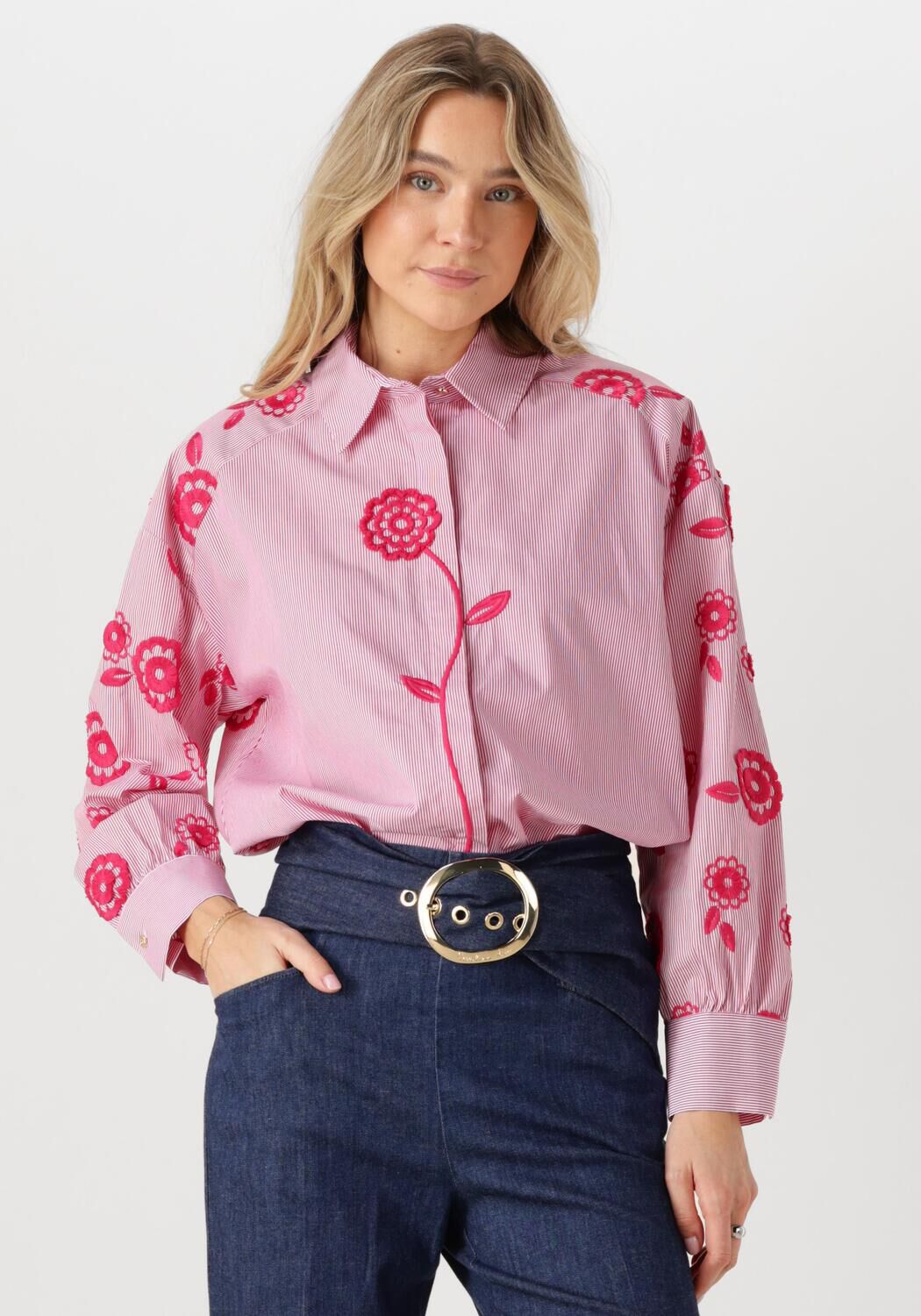 CAROLINE BISS Dames Blouses 1615 Roze
