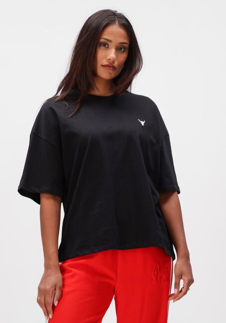 Zwarte ALIX THE LABEL T-shirt LADIES KNITTED BULL T-SHIRT - large