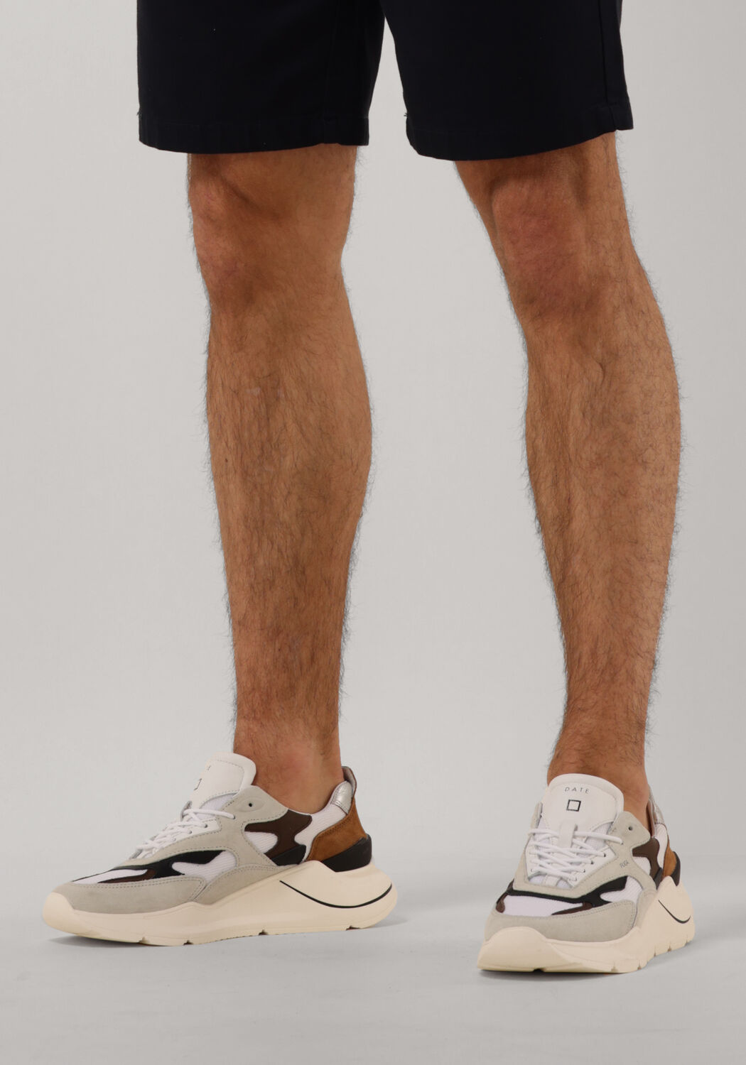 Witte D.A.T.E Lage sneakers FUGA HEREN - large