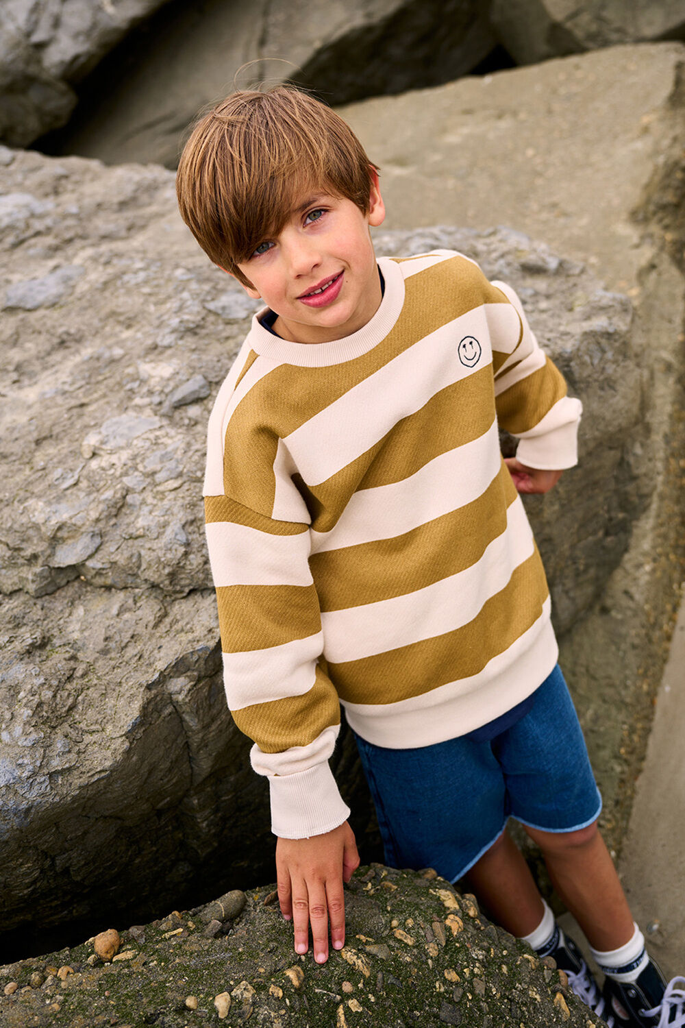 Bruine TUMBLE 'N DRY Sweater TYPHOON - large