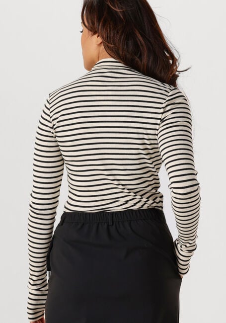 Creme PENN & INK Trui LONGSLEEVE STRIPE - large
